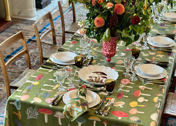 Block printed napkins