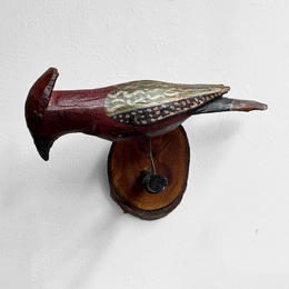 Antique Black Forest Carved Bird (3242)