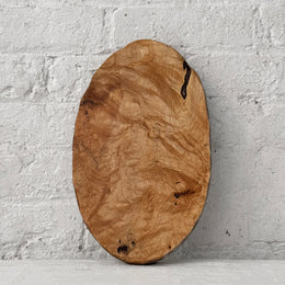 Spencer Peterman XS Spalted Maple Oval Serving Board (No. OV8)