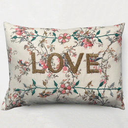 CSAO "Love" Embroidered Cushion CS60