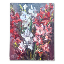 Dutch Floral Amaryllis Still Life Painting