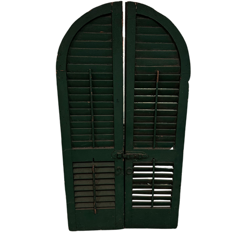 19th Century Painted "Shutters" Pair