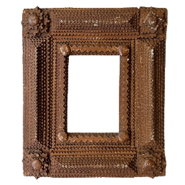 11.5" W 20th Century American Tramp Art Frame (524-14)