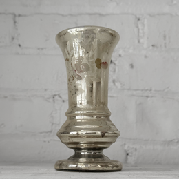 19th-century Mercury Glass Candle Holder (M-14)