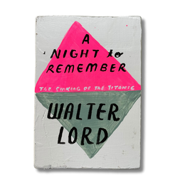 Leanne Shapton "A Night to Remember" Painted Wooden Book