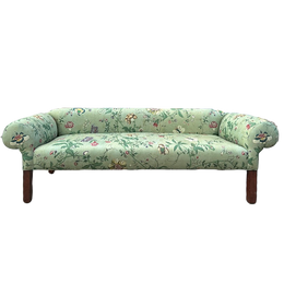 19th Century Teddy Sofa in Pierre Frey Le Paravent Chinois Fabric