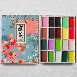 Spring Japanese Gansai Watercolor Set