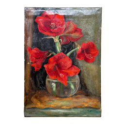 Mid 20th-century Dutch Floral Still Life Painting