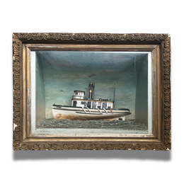 20th-century Tug Boat Diorama