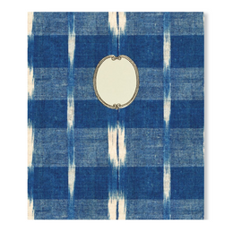 Antoinette Poisson Large "Flammé indigo" Notebook in 83A