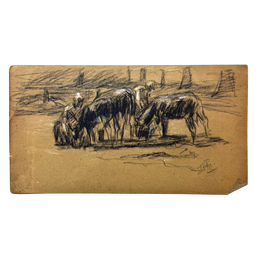 Evert Rabbers Early 20th-century Horse Drawing (4)