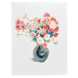 Mid-20th Century Charles De Carlo Floral Watercolor Painting