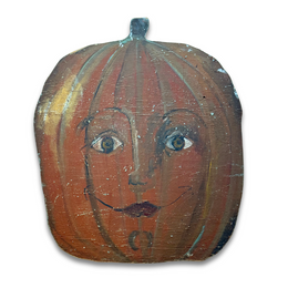 Vintage Painted Pumpkin #1