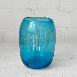 Herati Glass Tumbler in Turquoise