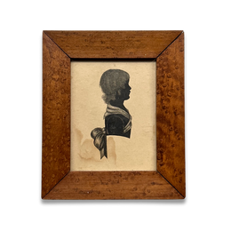 19th-century Framed Silhouette Portrait (S02)