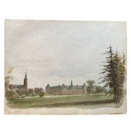 19th Century French Watercolor Painting by Alphonse Baril (20)