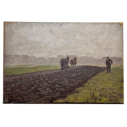 Evert Rabbers Landscape Painting (2336)