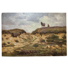 Evert Rabbers Landscape Painting (2339)