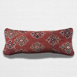 Antique Caucasian Rug Pillow #7