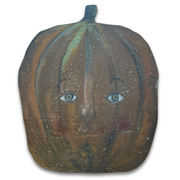Vintage Painted Pumpkin #2