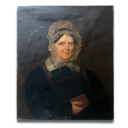 19th-century American Portrait of Esther Flint Caldwell (1772-1844)