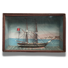 20th-century Ship Diorama
