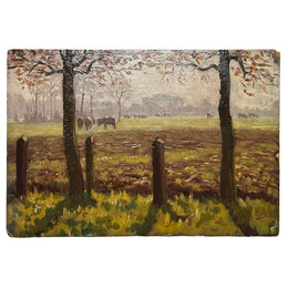 Evert Rabbers Landscape Painting (2341)