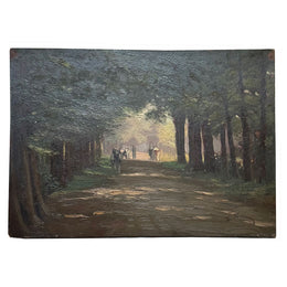 Evert Rabbers Landscape Painting (2342)