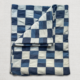 Custom Indigo Bedcover