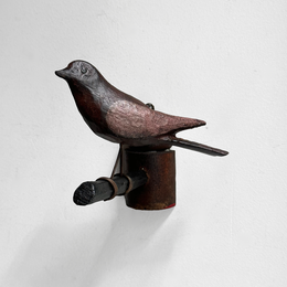 Black Forest Carved Bird (513)