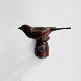 Black Forest Carved Bird (516)