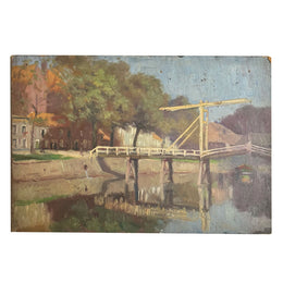 Evert Rabbers Landscape Painting (2359)