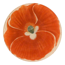 White Edge Red Poppy (790E)