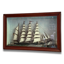 19th-century American Ship Diorama