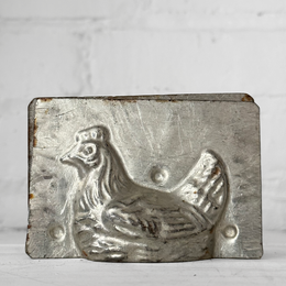 Antique Chocolate Turkey Tin Mold (#05)