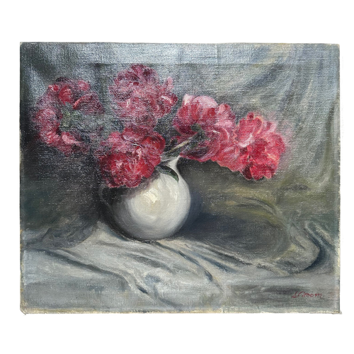 20th Century Dutch Floral Still Life Painting