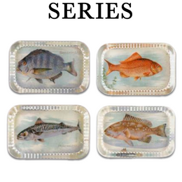 Fish Dotted Edge Large Paperweight