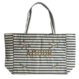 CSAO Kossiwa "Amour" Embroidered Tote Bag CHB07