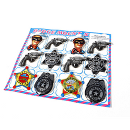 Set of 12 "Wild West" Tin Pin Badges