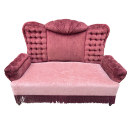 Late 19th-century Tufted Velvet Sofa