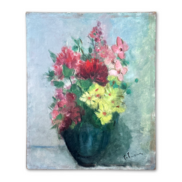Mid 20th-century Dutch Floral Still Life Painting