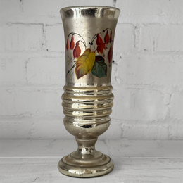 19th-century Mercury Glass Candle Holder (M-08)
