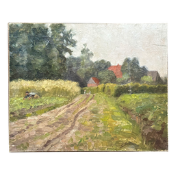 Evert Rabbers Early 20th-century Landscape Painting (ER2408)