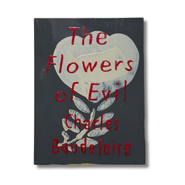 Leanne Shapton "The Flowers of Evil" Painted Wooden Book