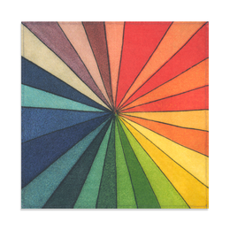 Summerill & Bishop x John Derian "Color Wheel" Linen Napkin Set of 6