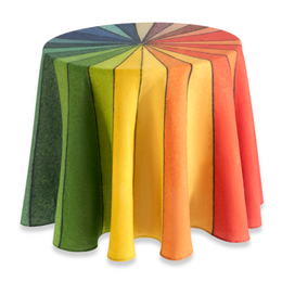 Summerill & Bishop x John Derian "Color Wheel" Round Tablecloth