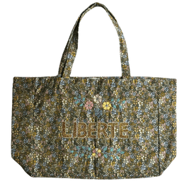 Kossiwa "Liberte" Embroidered Tote Bag CHB03