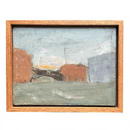 Vintage Arthur Cohen Oil on Canvas Painting