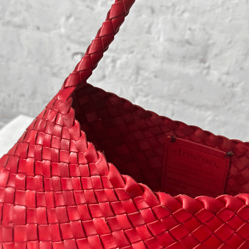 Leather Dragon Diffusion Rosanna Bag in  Red