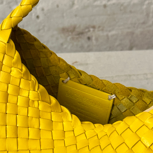 Leather Dragon Diffusion Rosanna Bag in Yellow